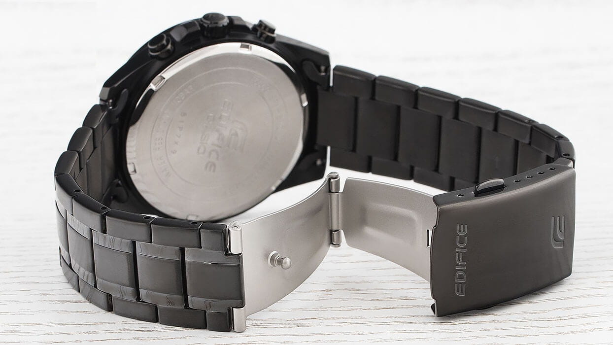 Casio Casio Edifice EFV-540DC-1AVUDF (EFV-540DC-1A) мужские часы черный циферблат на запястье