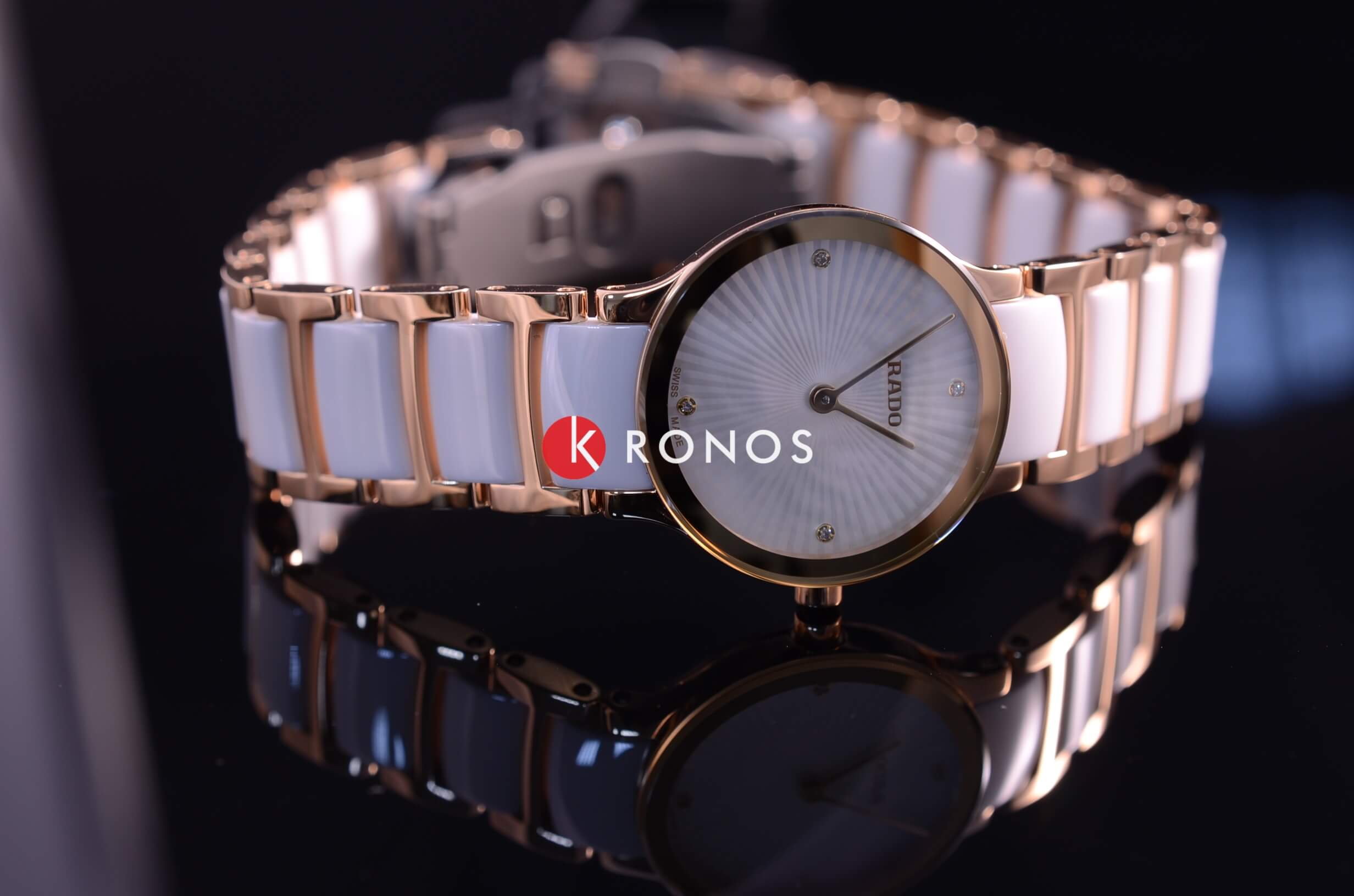 Rado Rado Centrix Diamonds R30186902 женские часы перламутровый циферблат на запястье