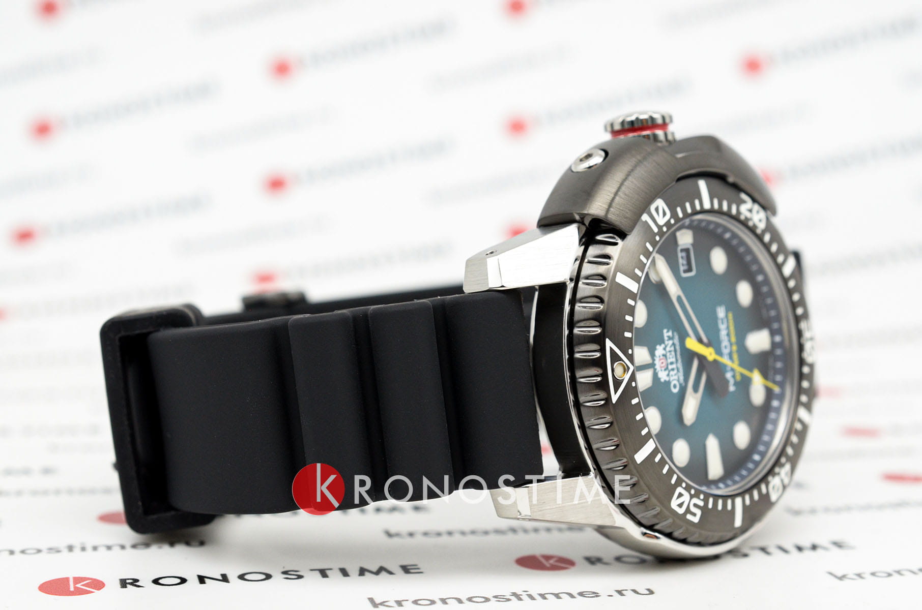 Orient Orient M-Force RA-AC0L04L (RN-AC0L04L), m-force япония мужские часы на браслете сталь c pvd покрытием боковой вид