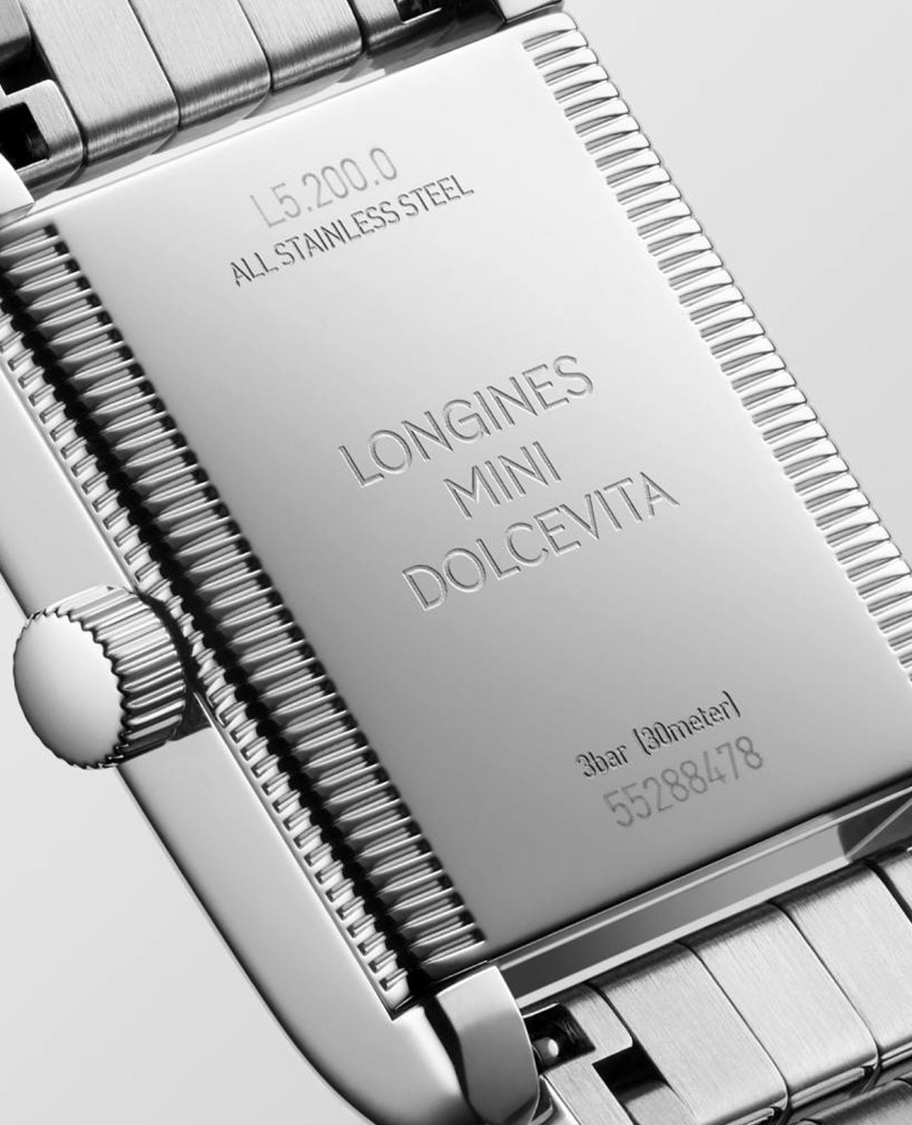 Longines Longines DolceVita L5.200.0.75.6  - задняя крышка сталь металл корпуса, швейцария часы