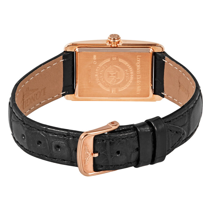 Longines Longines DolceVita L5.255.8.57.0, dolcevita швейцария женские часы на браслете кожаный боковой вид