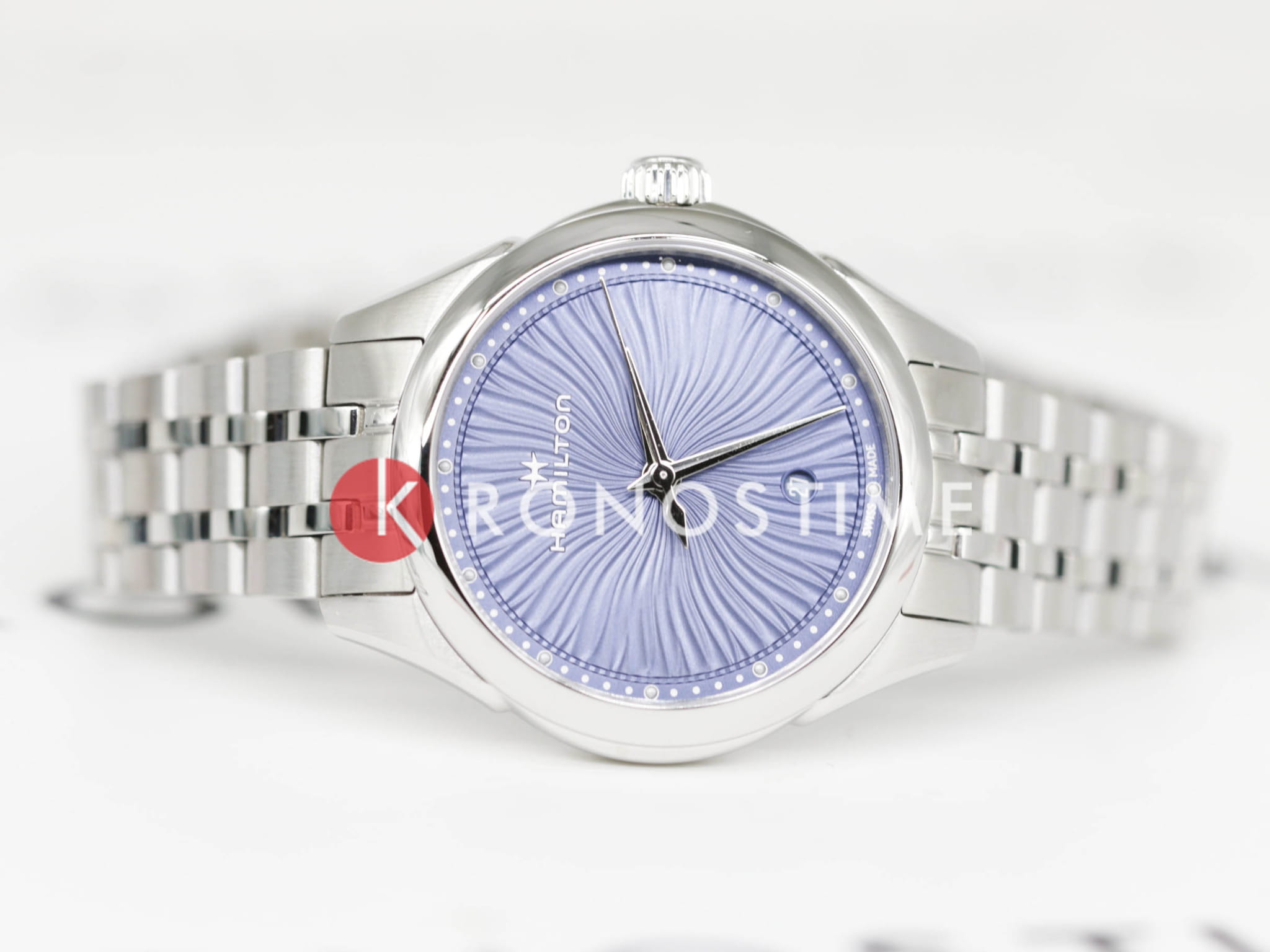 Hamilton Hamilton Jazzmaster Lady Quartz H32231140 женские часы синий циферблат на запястье