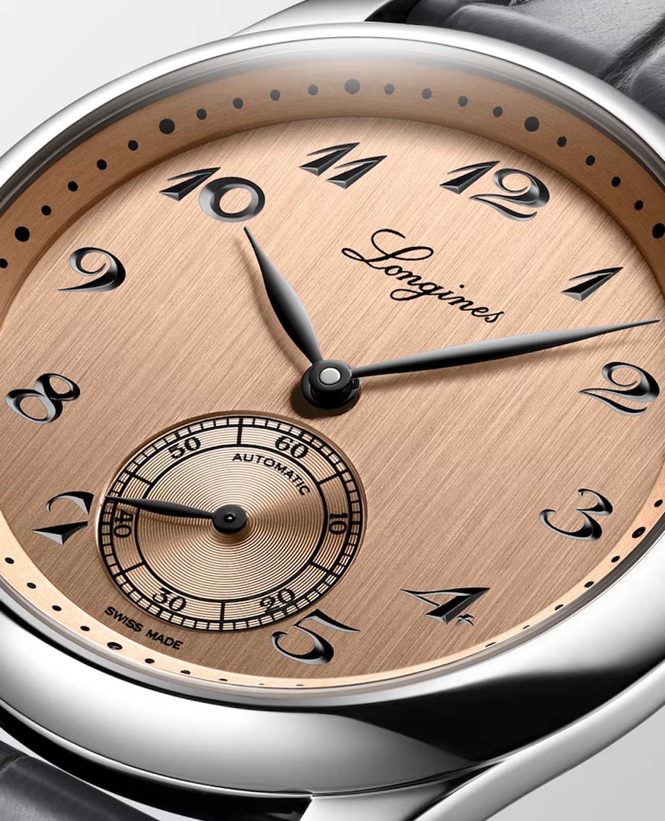 Longines L28434932 женские часы застежка крупным планом