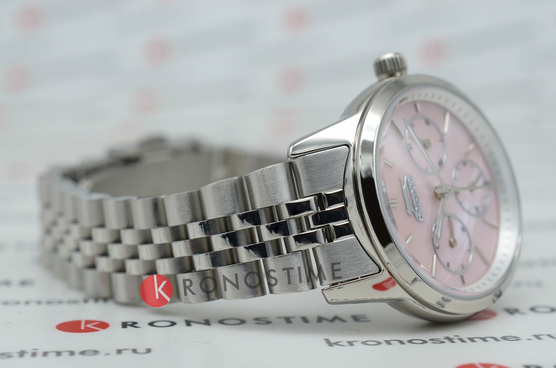 Slazenger Slazenger SL.09.2336.4.08 женские часы розовый циферблат на запястье