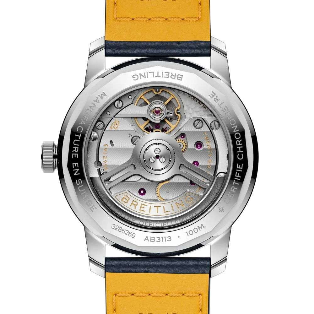 Breitling Breitling Top Time B31 AB3113A71C1X1, top time швейцария мужские часы на браслете кожаный боковой вид