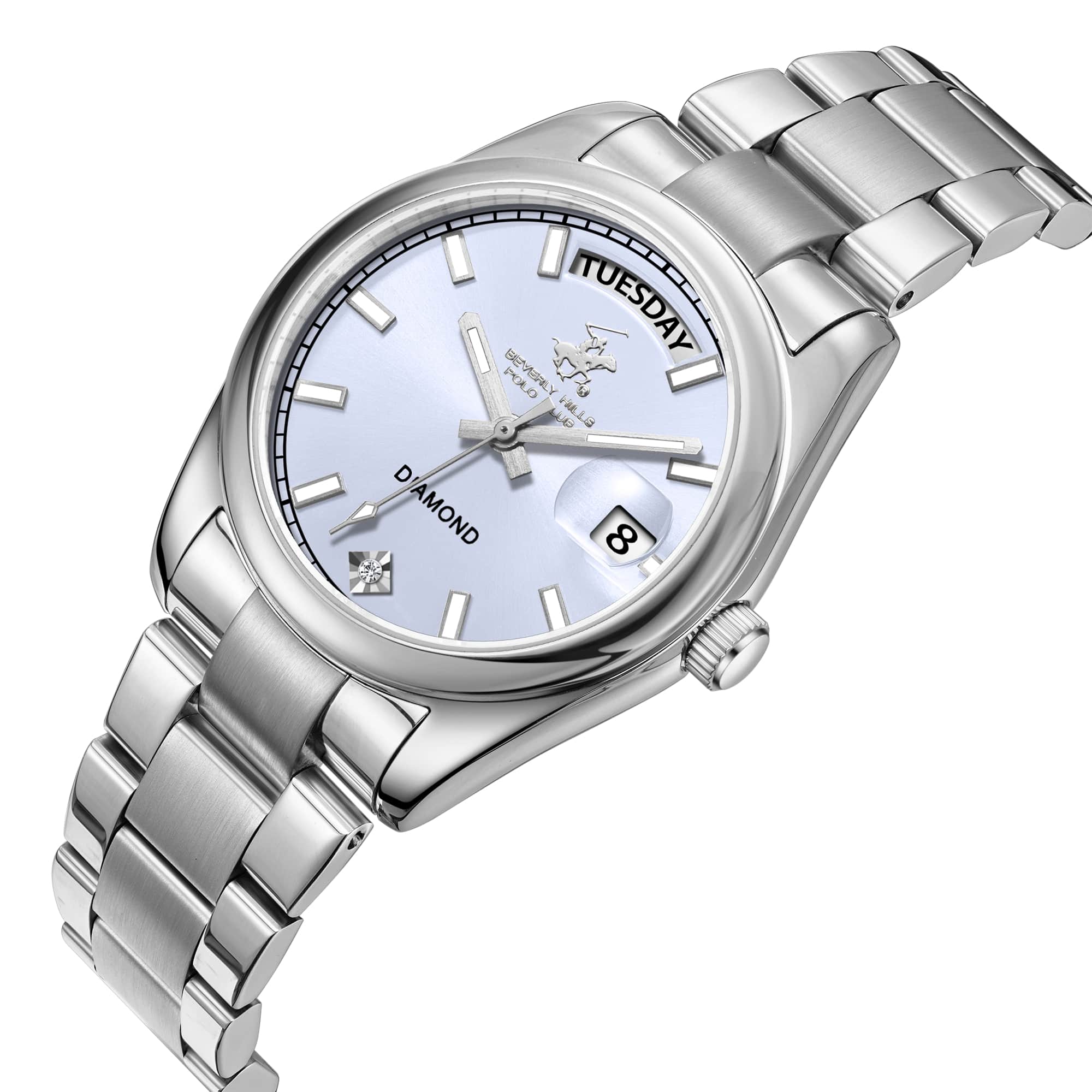 Beverly Hills Polo Club Beverly Hills Polo Club BP3709X.360 кварцевые женские часы часы крупный план серый циферблата