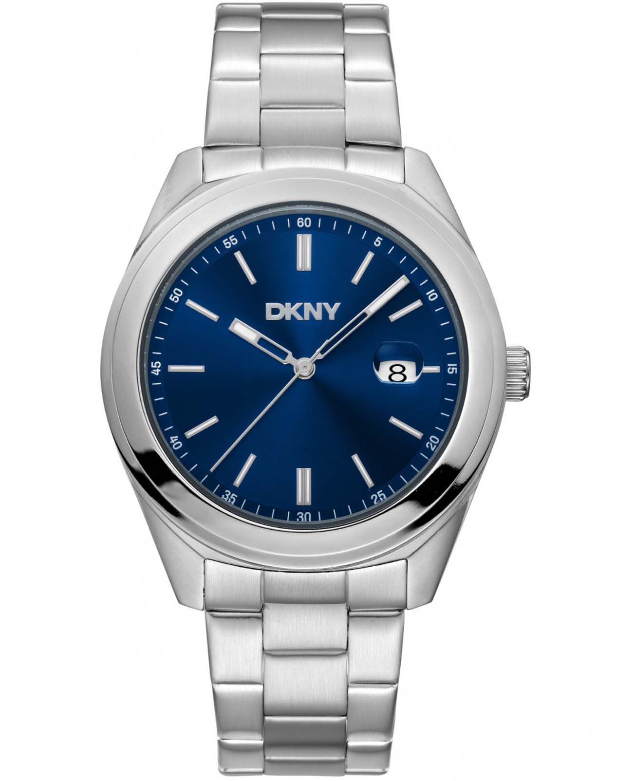 DKNY DKNY Modernist Classics DK1G069M0045  DK1G069M0045 кварцевые мужские часы синий циферблат, браслет нержавеющая сталь — вид спереди