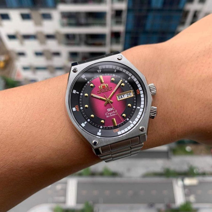 Orient Orient Revival RA-AA0B02R (RN-AA0B02R)  - задняя крышка сталь металл корпуса, япония часы