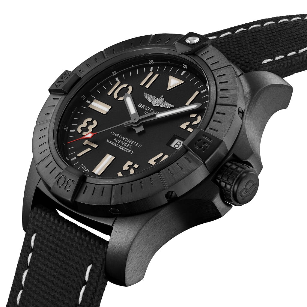 Breitling Breitling Avenger Automatic 45 Seawolf Night Mission V17319101B1X1 , наручные мужские часы фото под углом