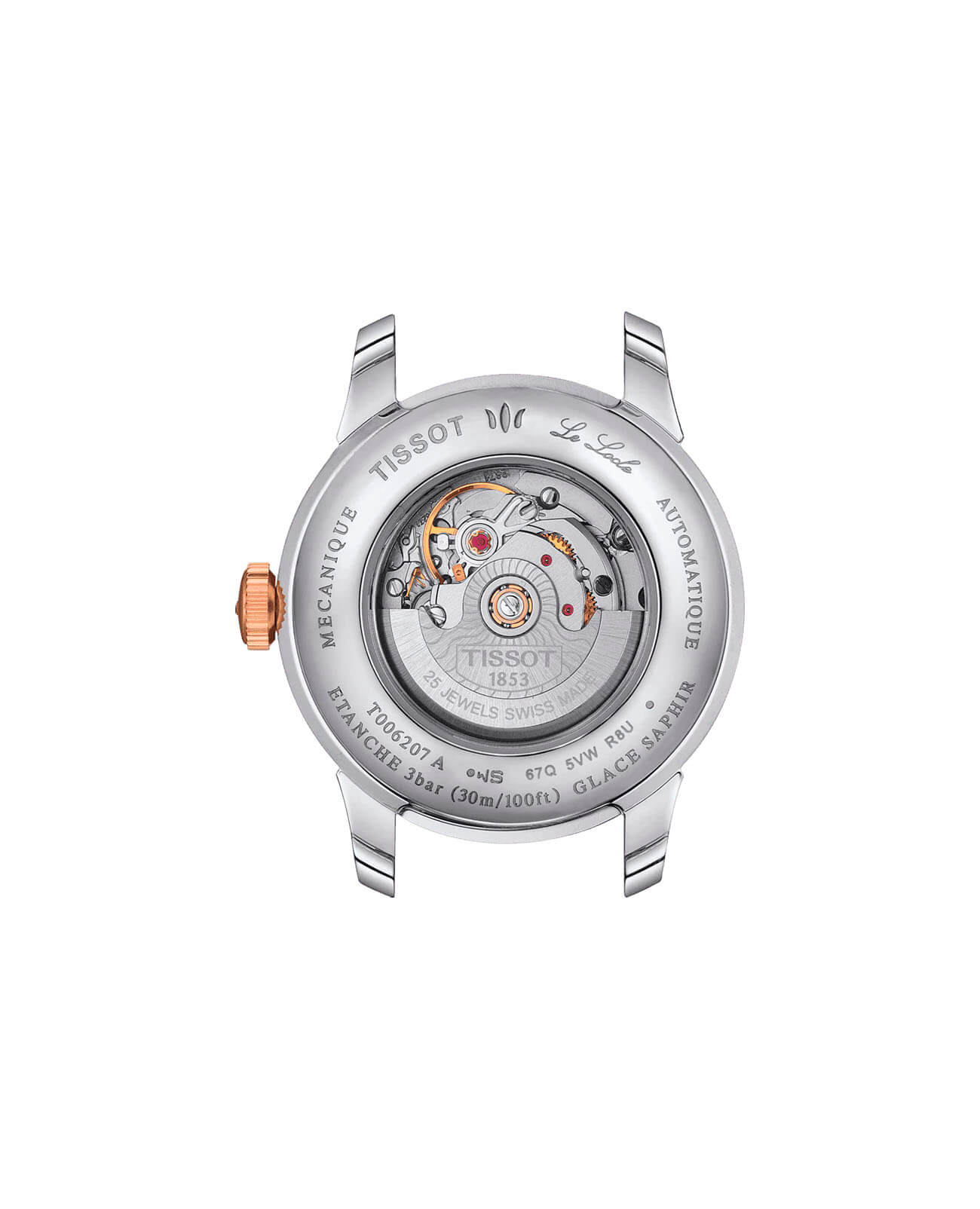 Tissot Tissot Le Locle Automatic Lady T006.207.16.038.00, t-classic швейцария женские часы на браслете кожаный боковой вид