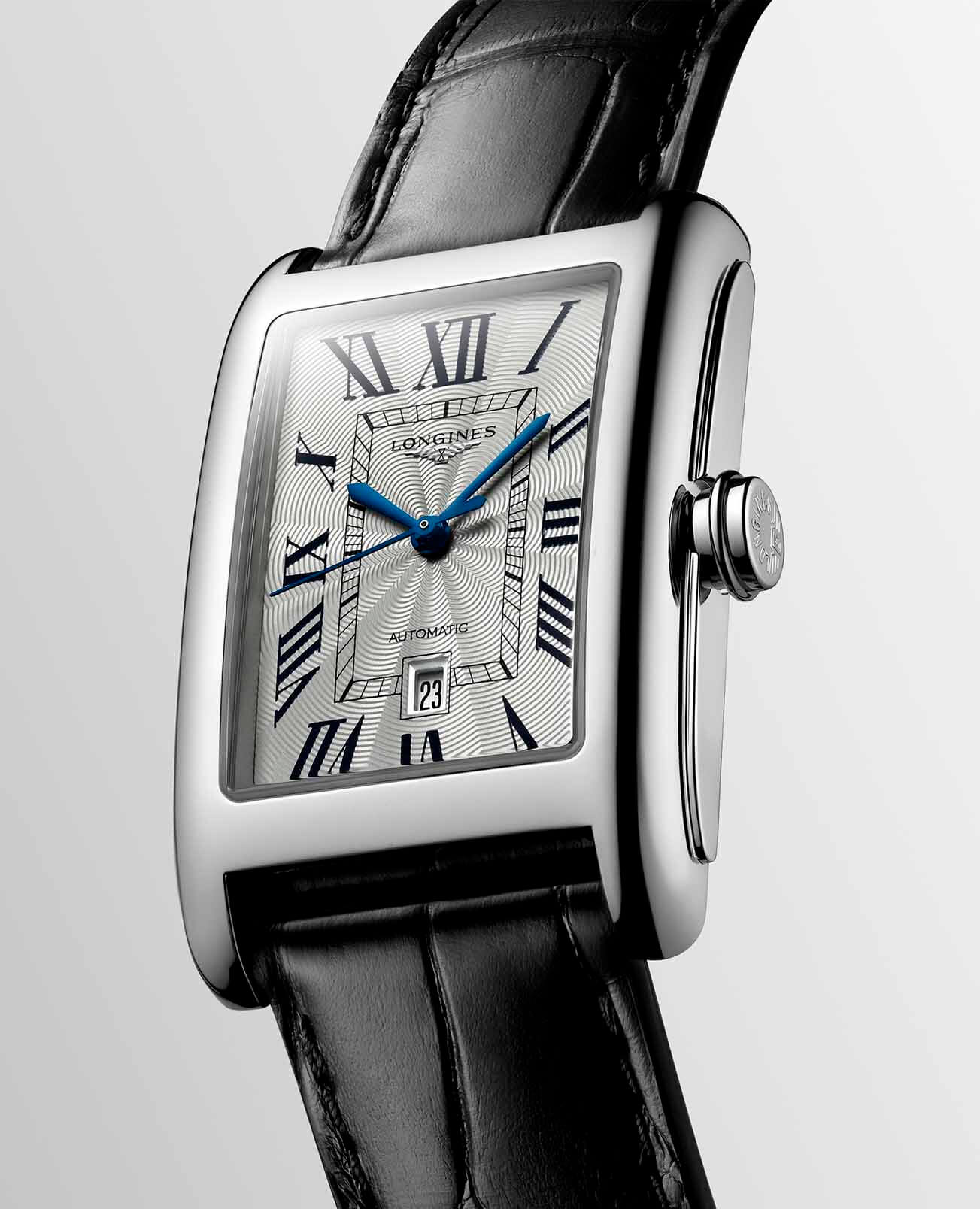 Longines Longines DolceVita L5.757.4.71.0, dolcevita швейцария женские часы на браслете кожаный боковой вид