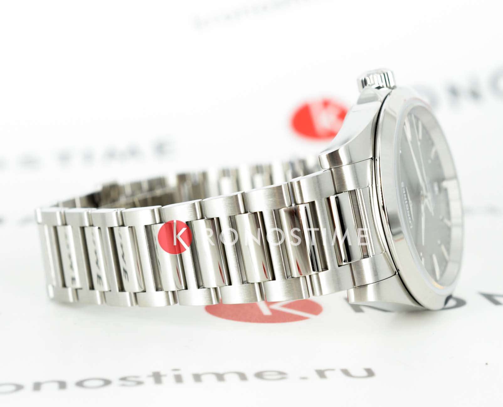 Оригинальные часы Longines Longines Conquest L3.720.4.02.6 механические калибр механизма l888 общий вид