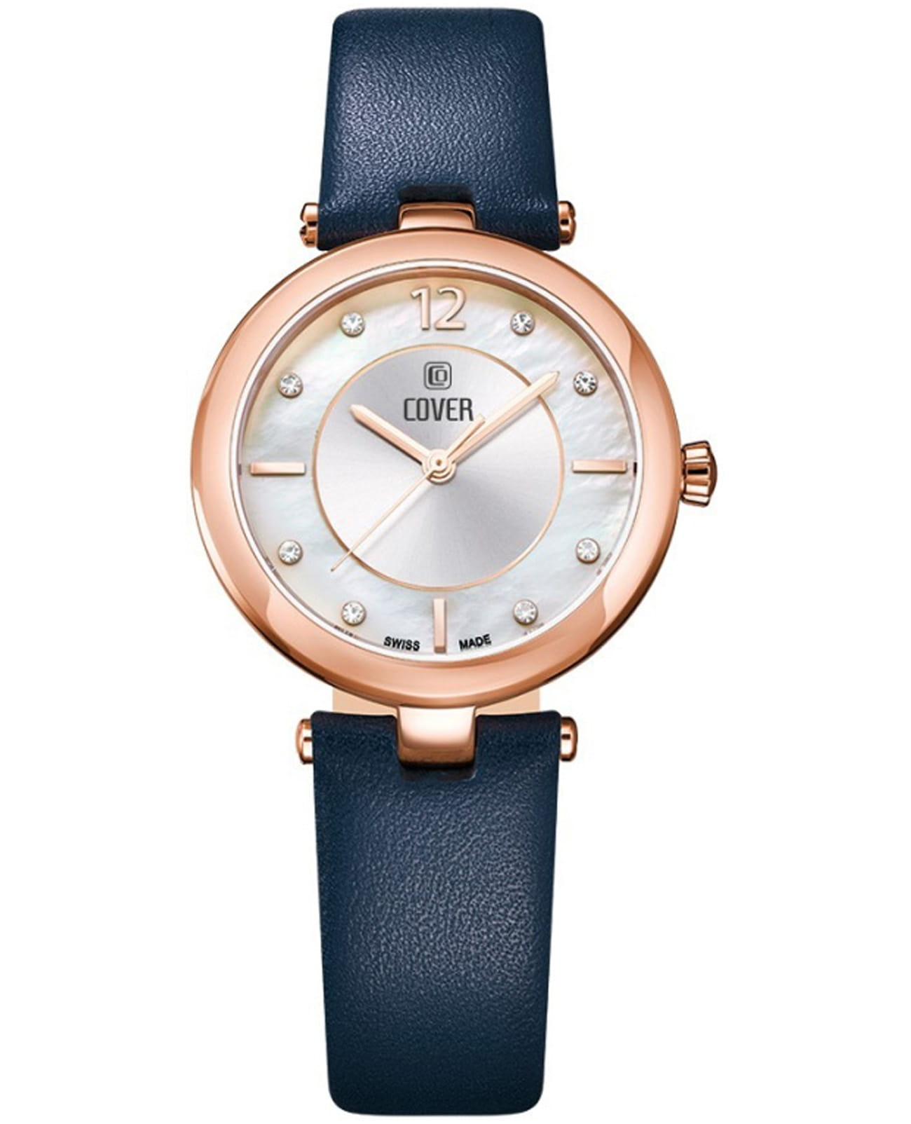 Cover Cover Amelia CO193.11  CO193.11 кварцевые женские часы перламутровый циферблат, браслет кожаный — вид спереди