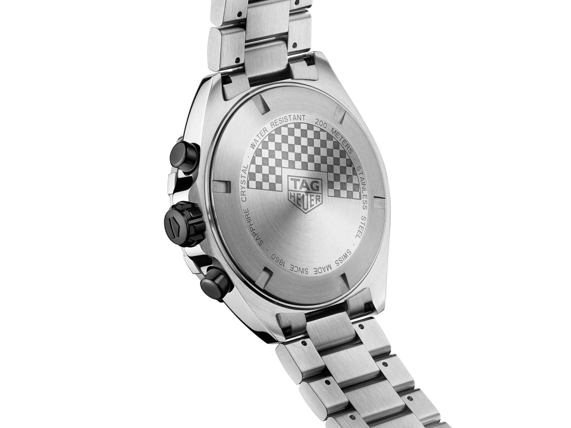 TAG Heuer TAG Heuer Formula 1 CAZ101AG.BA0842, formula 1 швейцария мужские часы на браслете нержавеющая сталь боковой вид