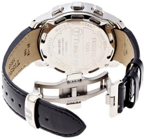 Tissot Tissot T-Touch II Titanium Lady T047.220.46.126.00, t-sport швейцария женские часы на браслете кожаный боковой вид