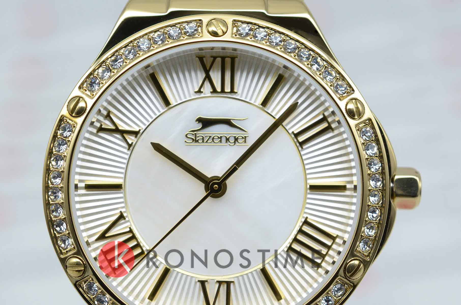 Slazenger Slazenger SL.09.2225.3.05,  англия женские часы на браслете нержавеющая сталь с ip-покрытием боковой вид