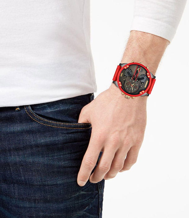 Diesel Diesel Mr. Daddy 2.0 DZ7430  — детали корпуса и сталь + силикон