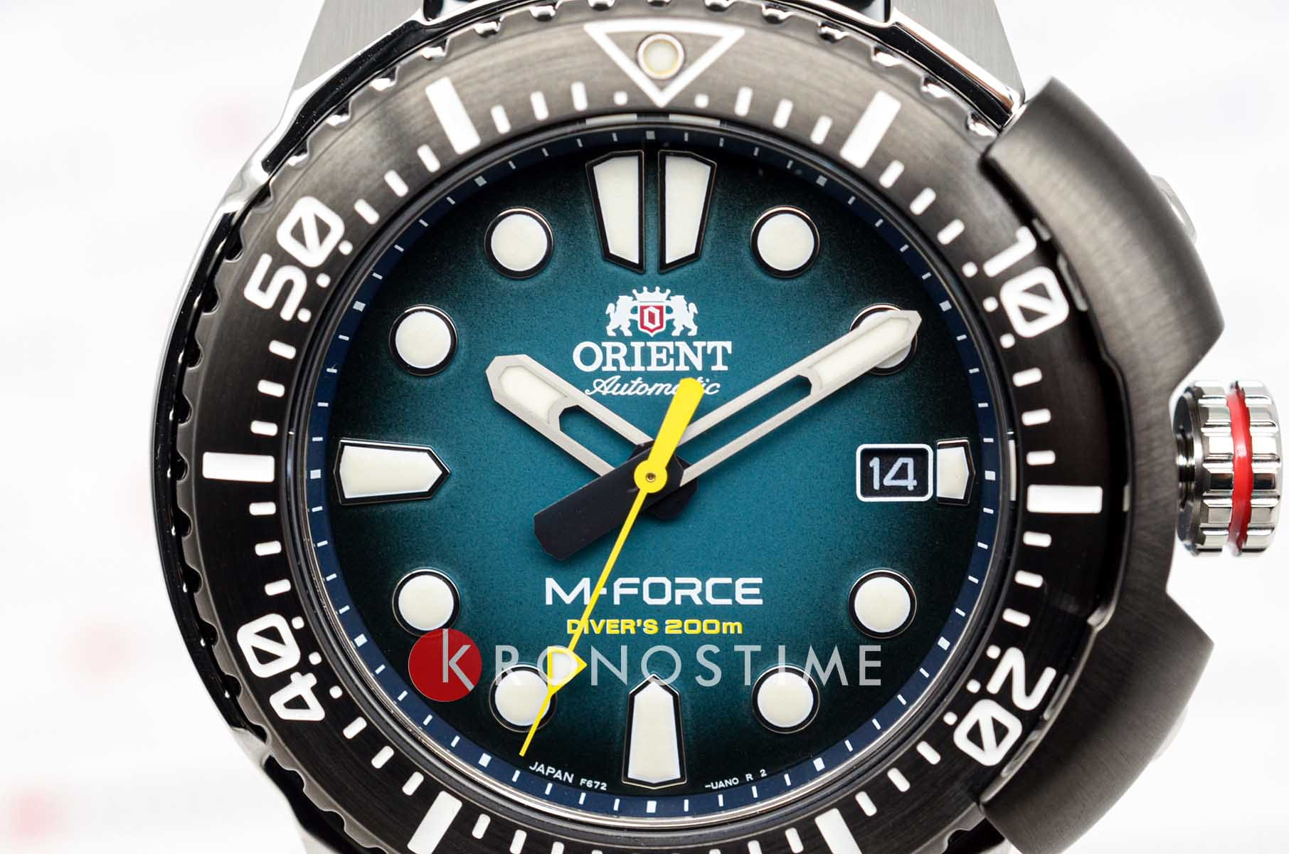 Orient Orient M-Force RA-AC0L04L (RN-AC0L04L) мужские часы голубой циферблат на запястье