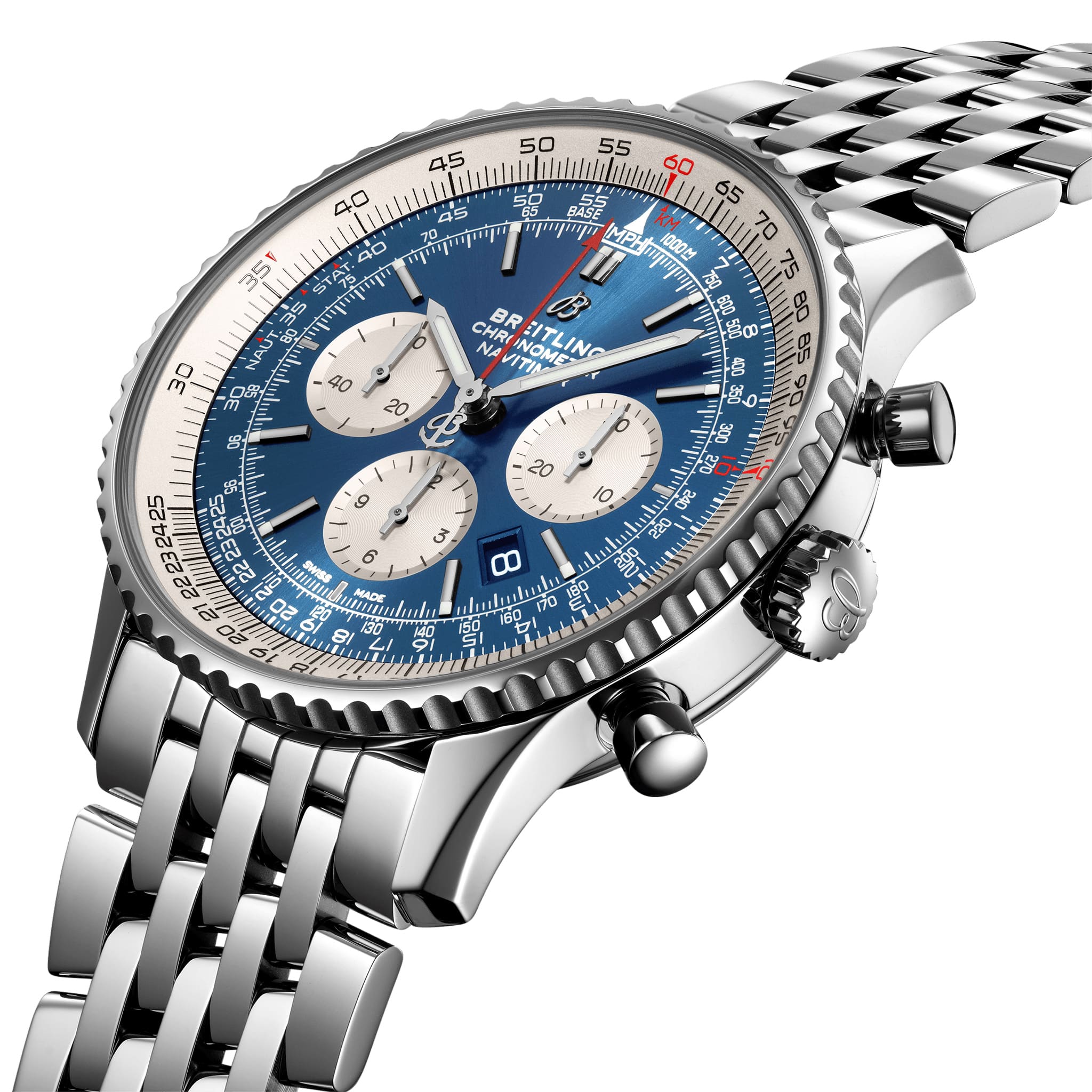 Breitling Breitling Navitimer B01 Chronograph 46 AB0127211C1A1 , наручные мужские часы фото под углом