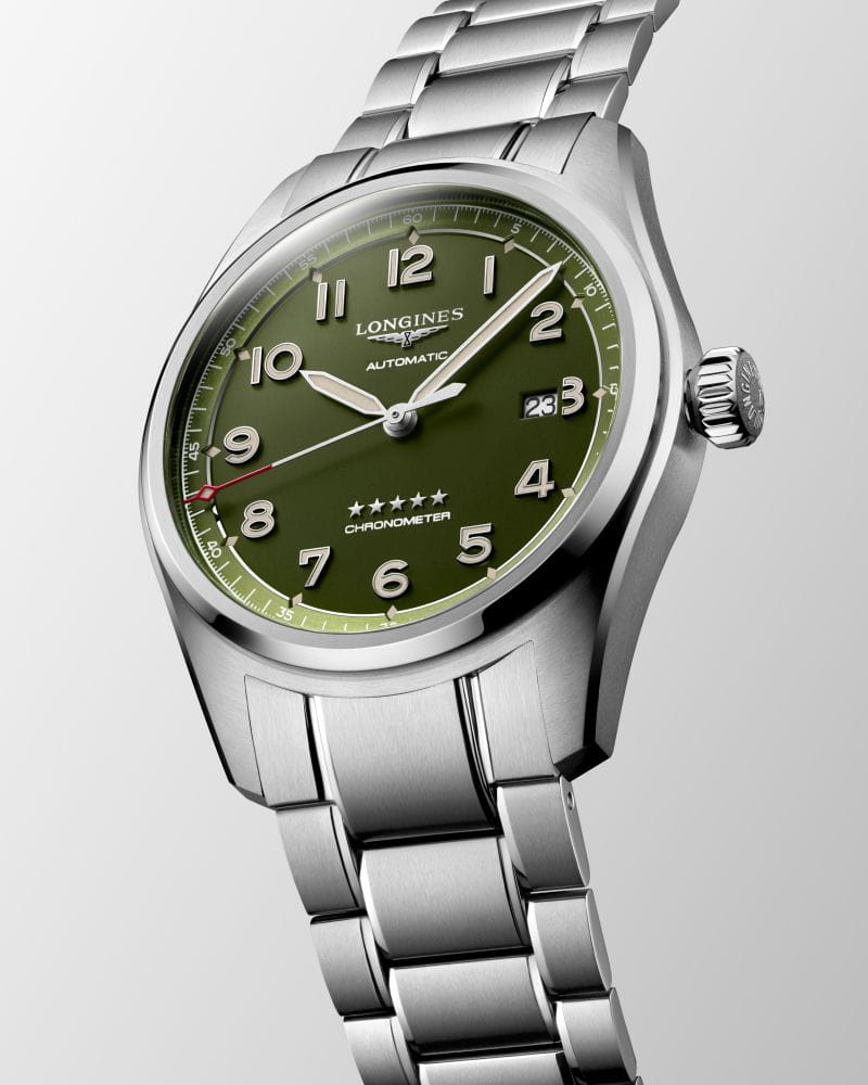Longines Longines Spirit L3.811.4.03.6, spirit швейцария мужские часы на браслете нержавеющая сталь боковой вид