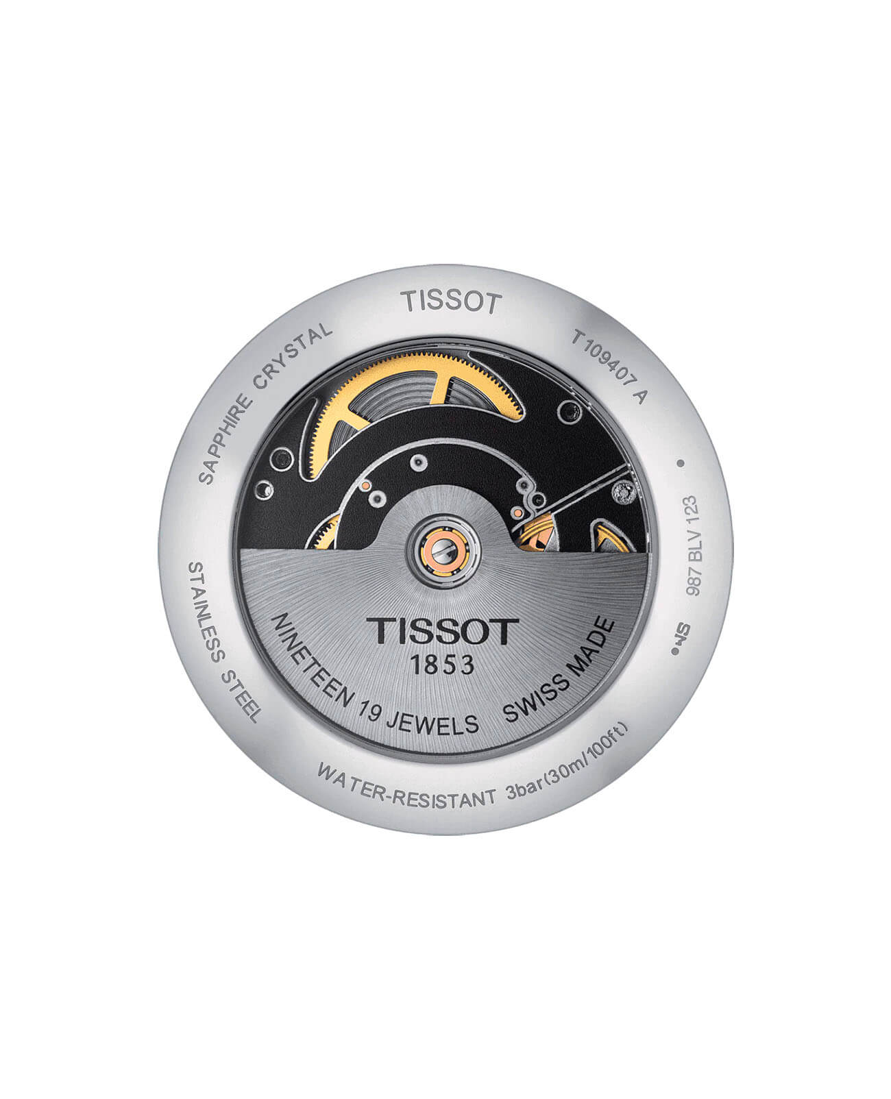 Tissot Tissot Everytime Swissmatic T109.407.11.032.00 Everytime, наручные мужские часы фото под углом