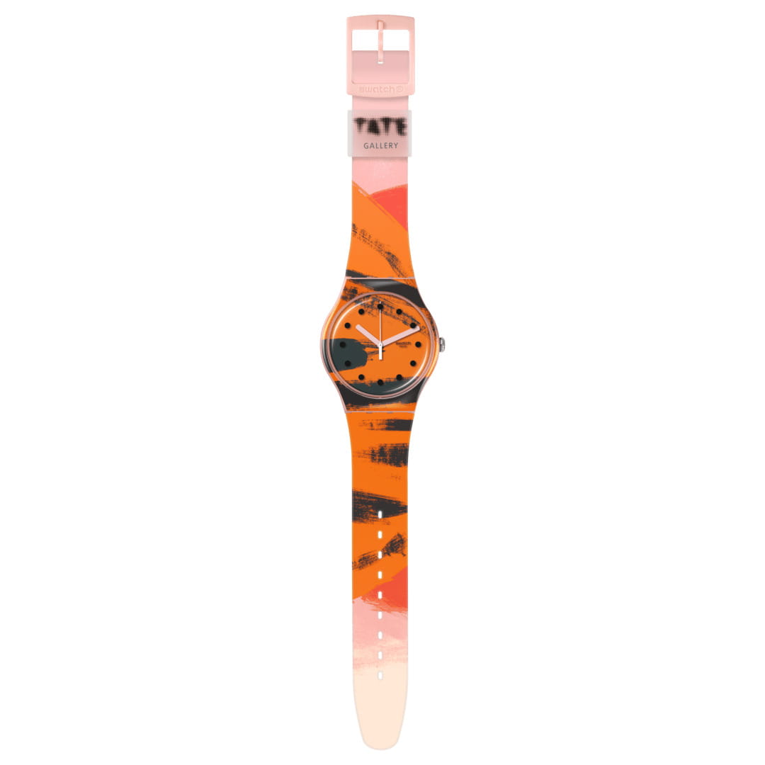 Swatch Swatch New Gent SUOZ362, gent швейцария мужские часы на браслете силикон боковой вид