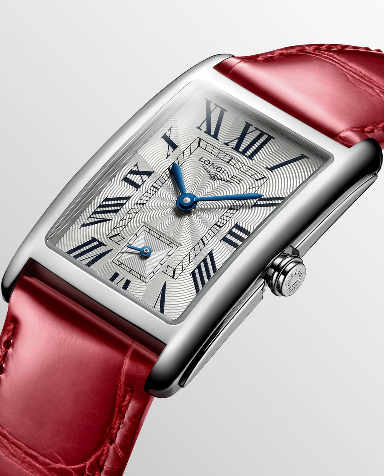 Longines Longines DolceVita L5.512.4.71.5 кварцевые женские часы часы крупный план серебристый циферблата