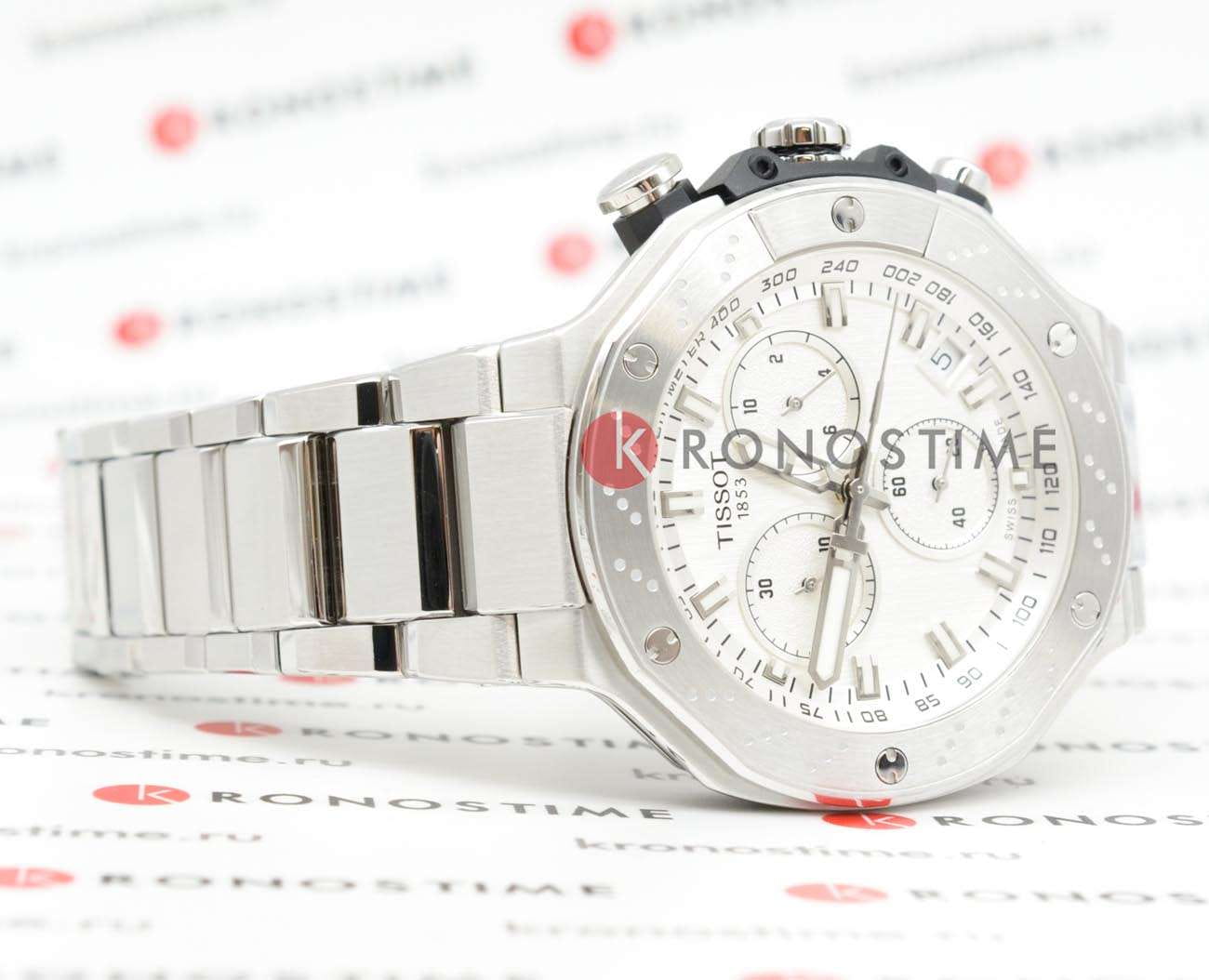 Tissot Tissot T-Race Chronograph T141.417.11.031.00 мужские часы серебристый циферблат на запястье