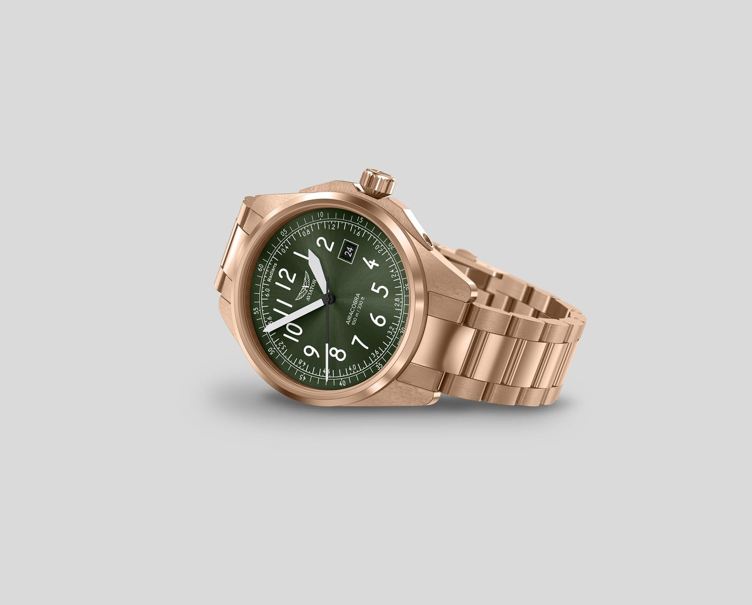 Aviator Aviator Airacobra V.1.38.2.324.5 , наручные мужские часы фото под углом