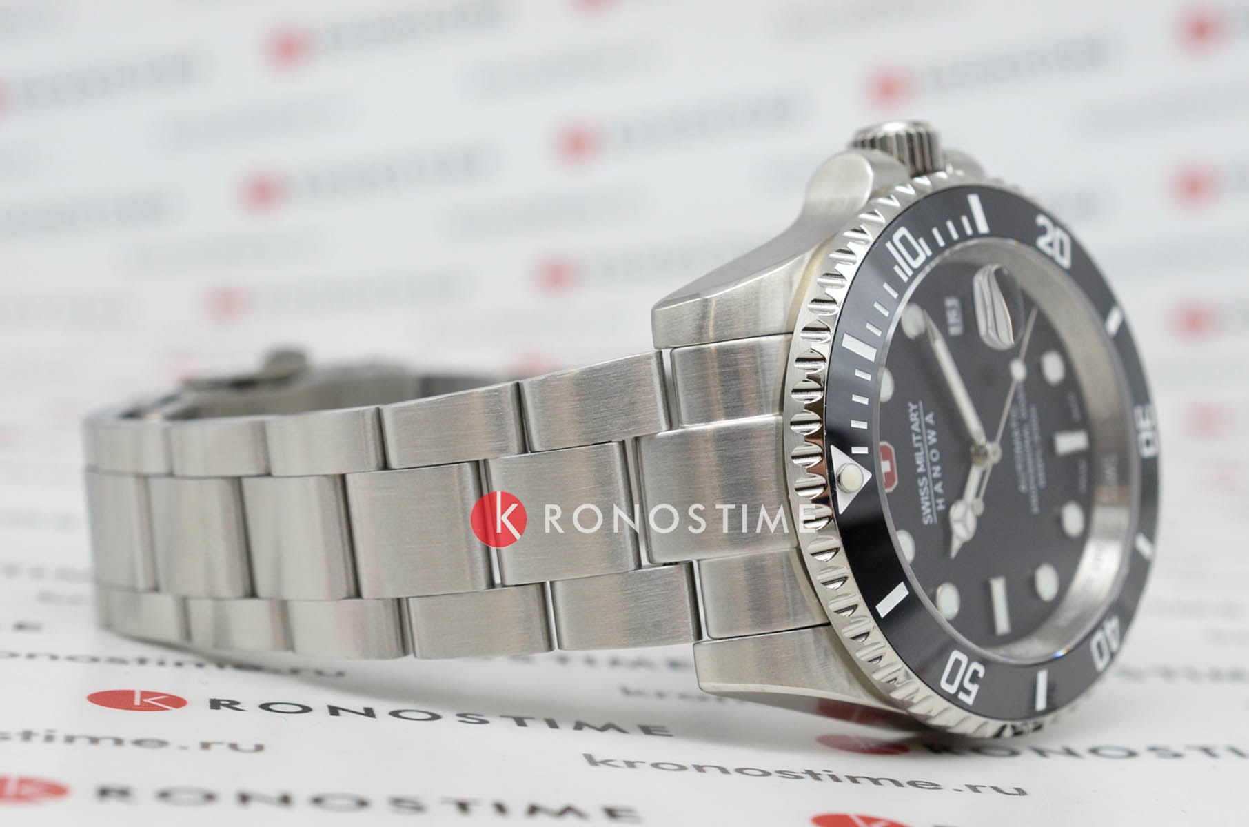 Swiss Military Hanowa Swiss Military Hanowa Sealord SMWGL0006301 мужские часы черный циферблат на запястье