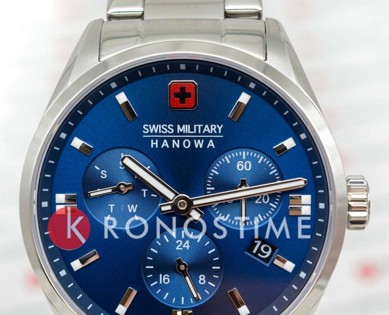 Swiss Military Hanowa Swiss Military Hanowa Roadrunner SMWGK0005602, roadrunner швейцария мужские часы на браслете нержавеющая сталь боковой вид