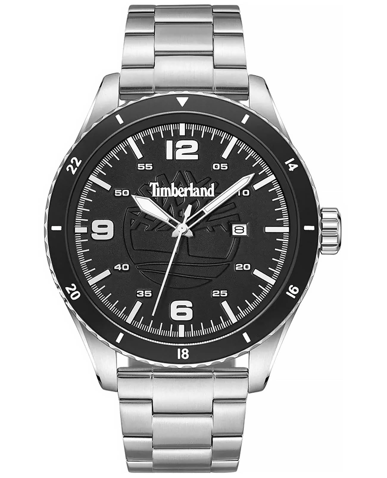 Timberland Timberland Ashmont TDWGH0010503  TDWGH0010503 кварцевые мужские часы черный циферблат, браслет нержавеющая сталь — вид спереди