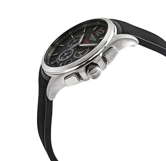 Longines Longines Conquest V.H.P. L3.727.4.56.9 , наручные мужские часы фото под углом