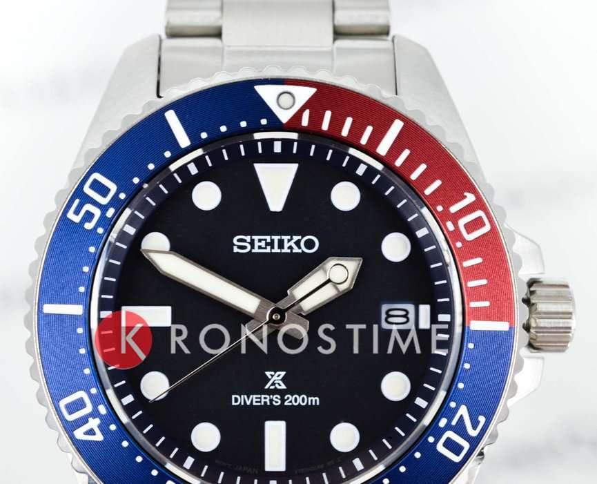 Seiko Seiko Prospex Sea SNE595P1, prospex япония мужские часы на браслете нержавеющая сталь боковой вид