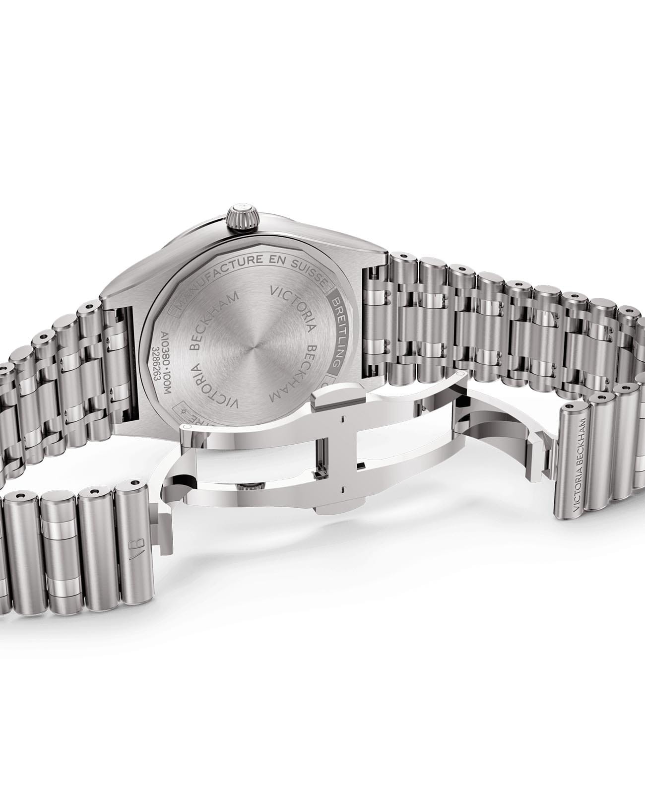 Breitling Breitling Chronomat Automatic 36 Victoria Beckham A103801A1L1A1 механические женские часы часы крупный план зеленый циферблата