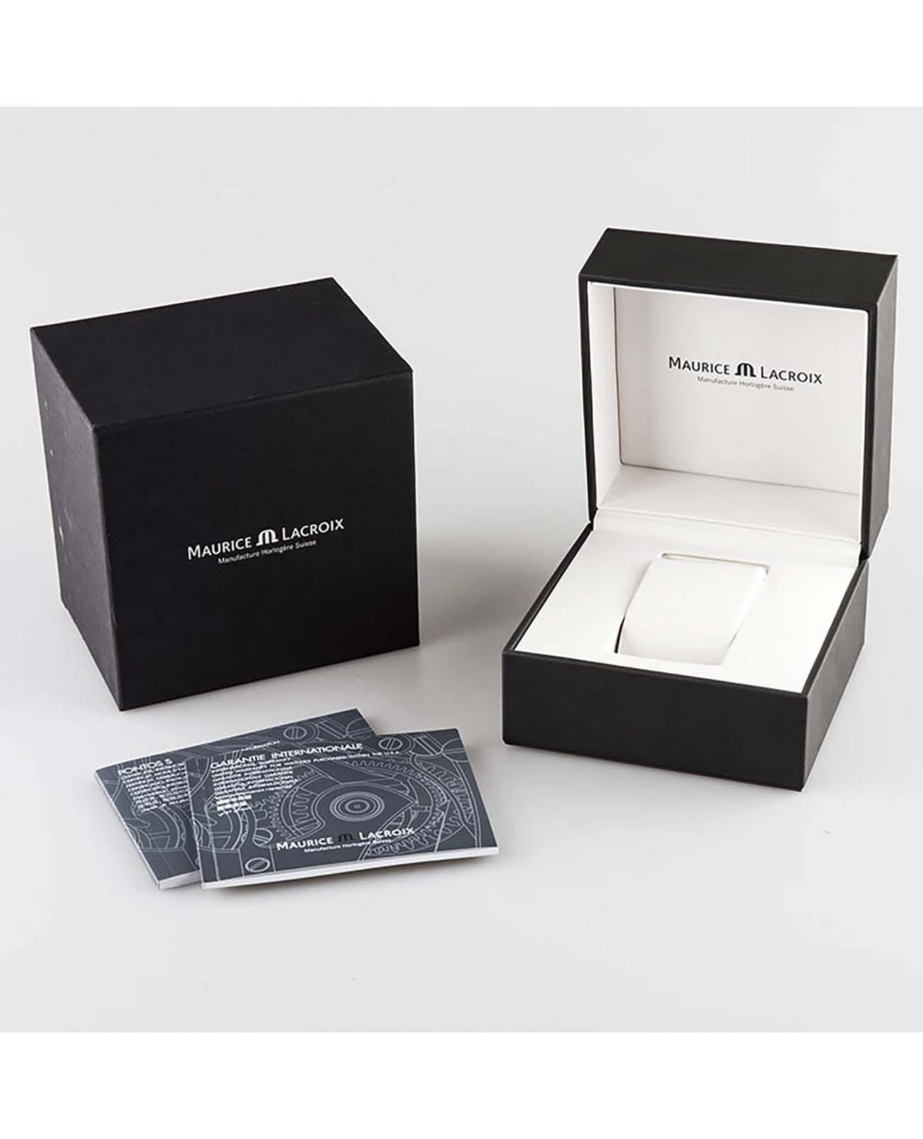 Maurice Lacroix Maurice Lacroix Masterpiece Skeleton MP7228-PVB01-005-1, masterpiece швейцария мужские часы на браслете кожаный боковой вид