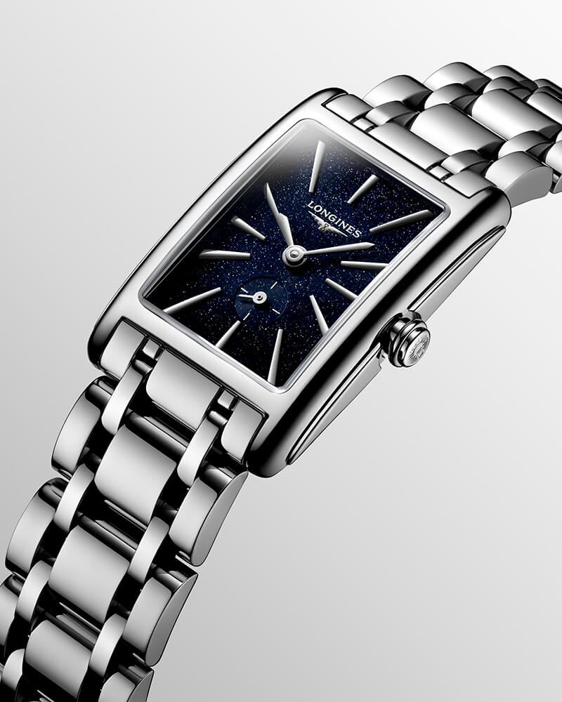 Longines Longines DolceVita L5.255.4.93.6 женские часы синий циферблат на запястье