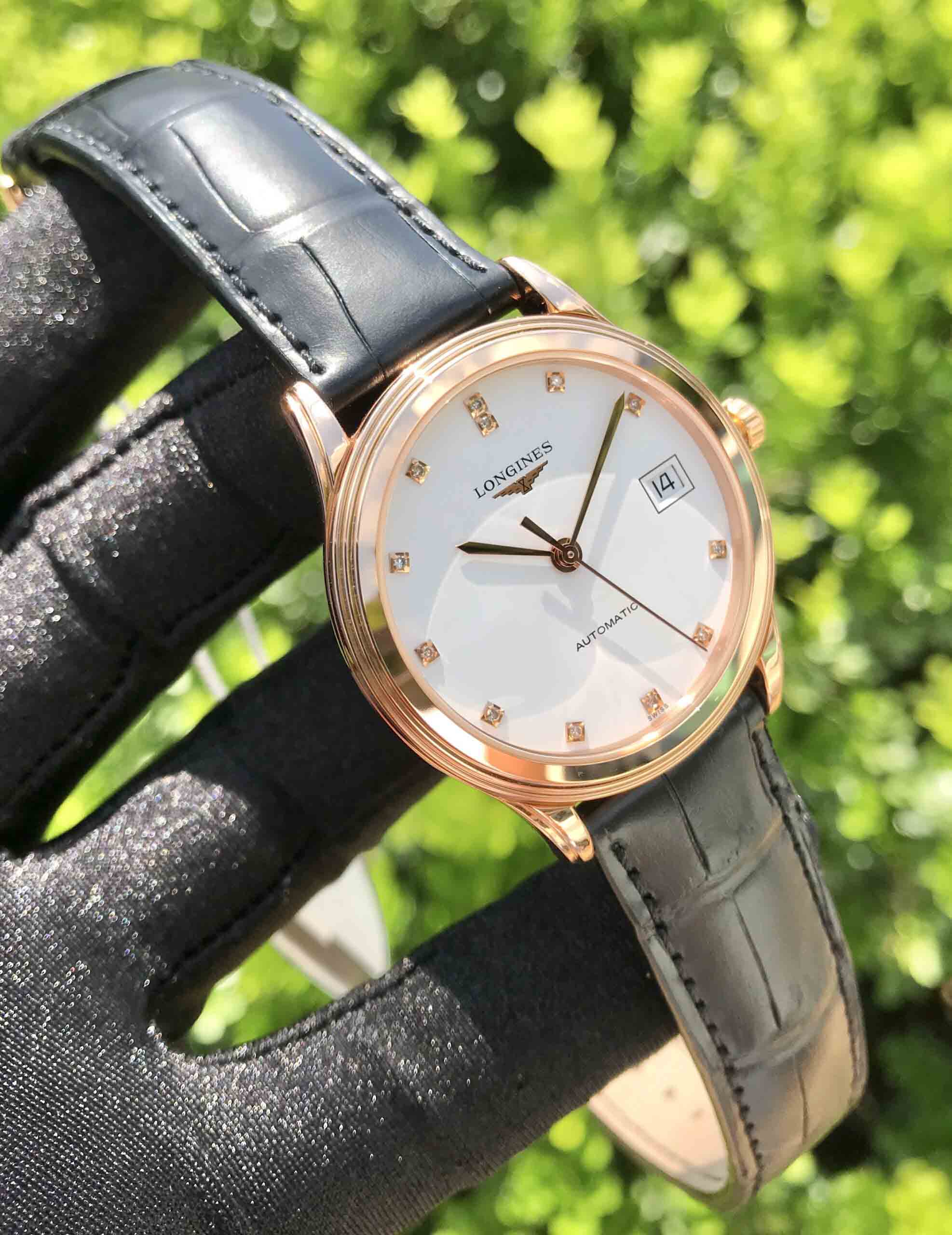 Longines Longines Flagship L4.774.8.27.2 L47748272 оригинальные мужские часы в комплекте с коробкой