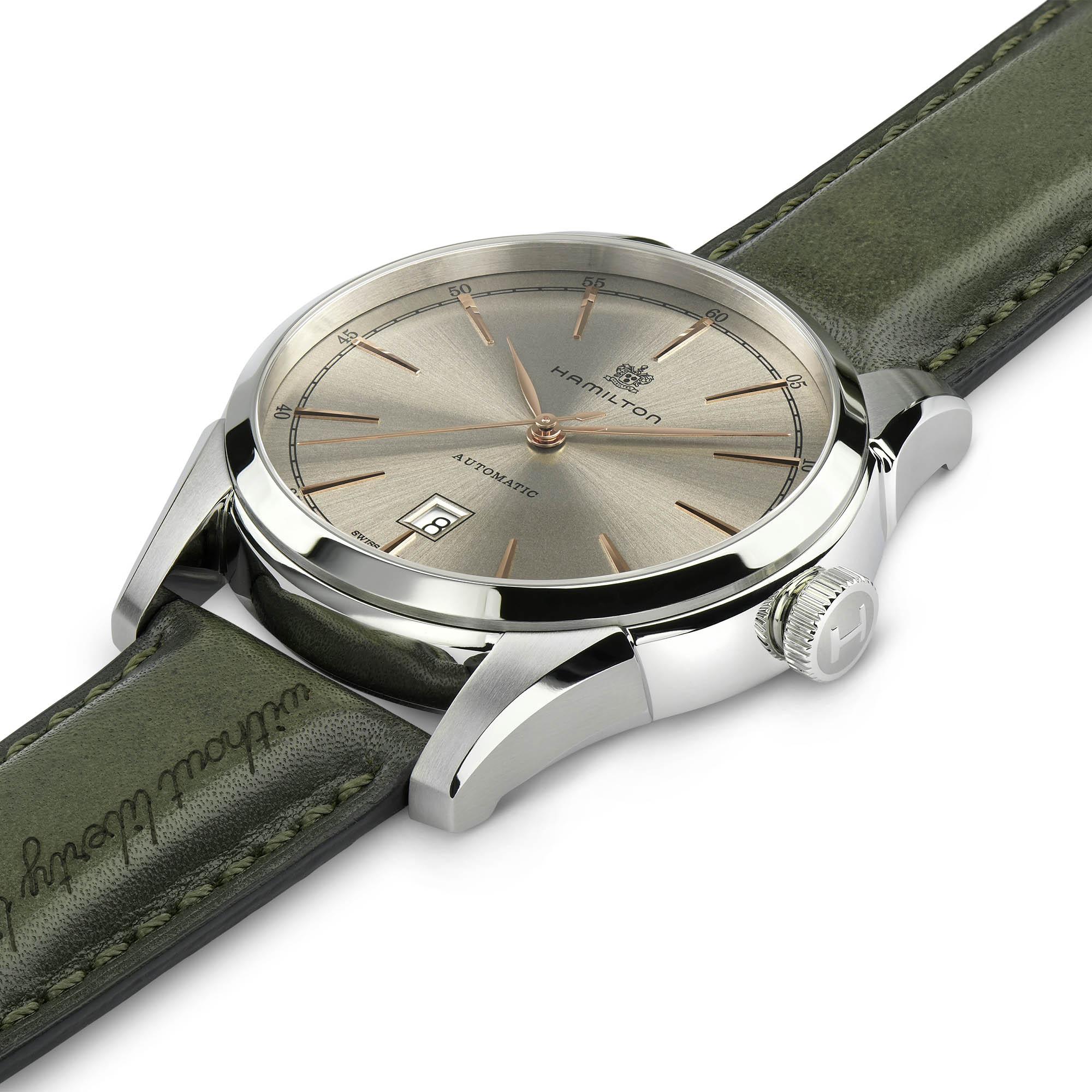 Hamilton Hamilton American Classic Spirit of Liberty Auto H42415801, american classic швейцария мужские часы на браслете кожаный боковой вид