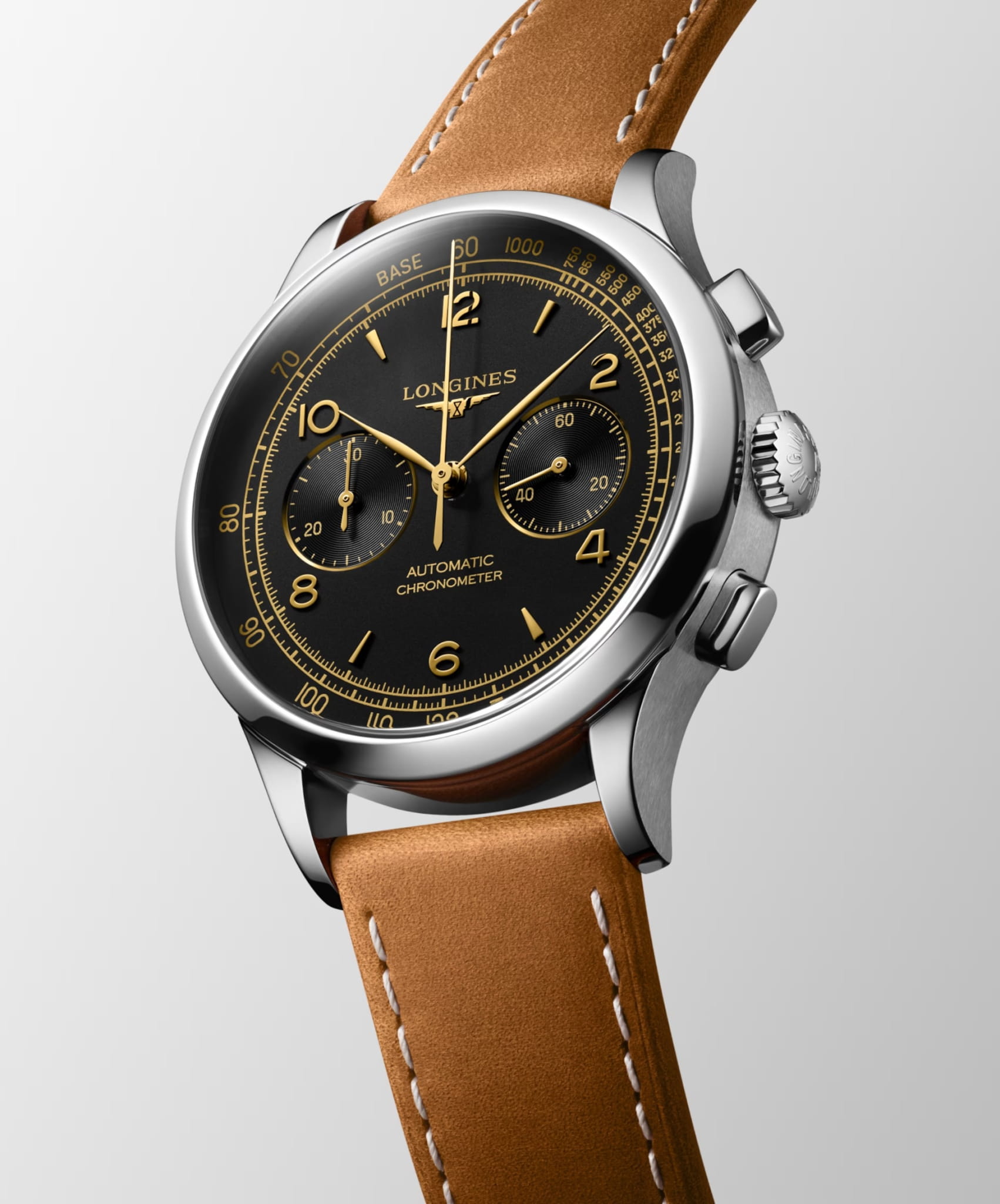 Оригинальные часы Longines Longines Record Collection L2.921.4.56.2 механические калибр механизма l895 общий вид