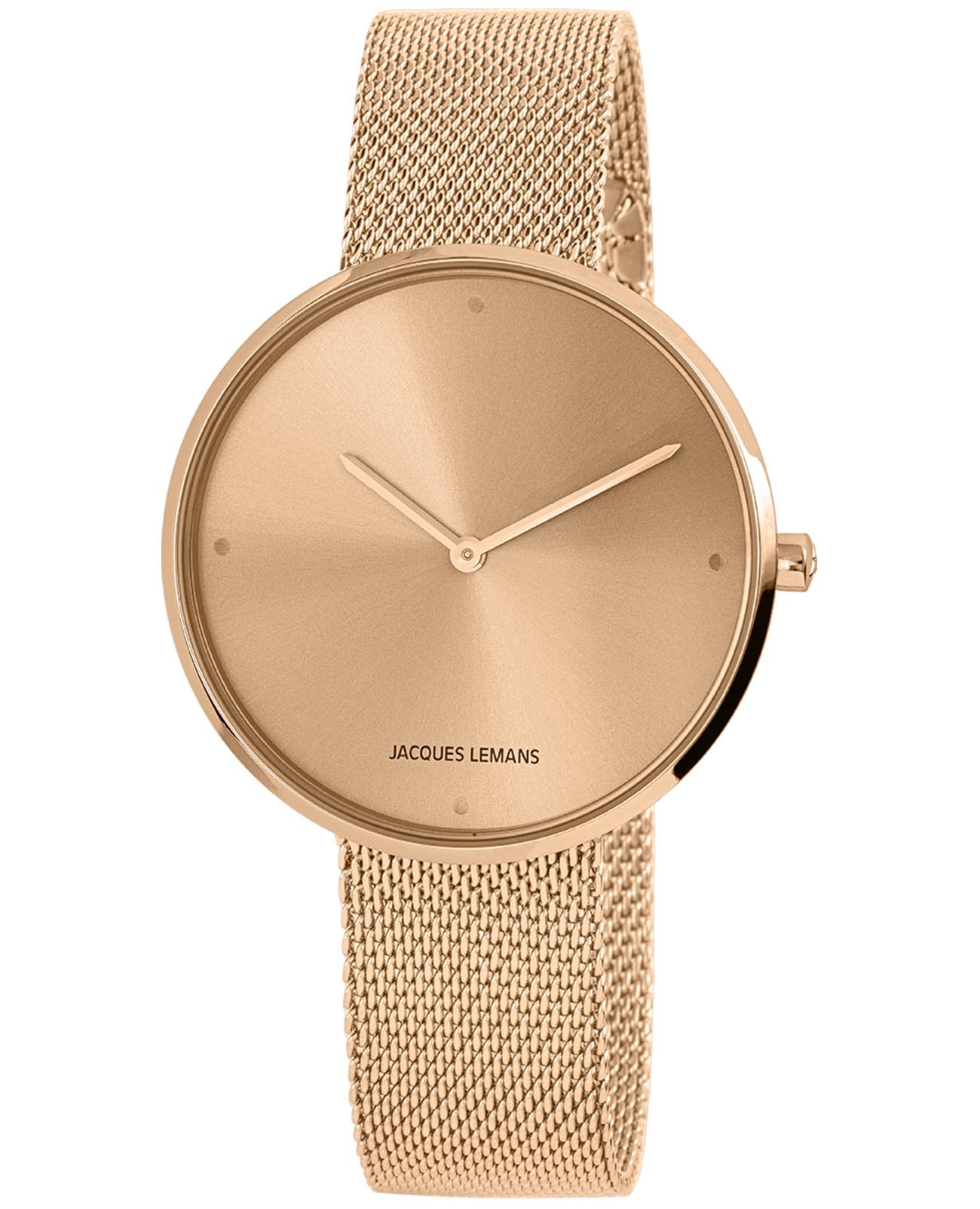 Jacques Lemans Jacques Lemans La Passion 1-2056N  1-2056N кварцевые женские часы золотой циферблат, браслет сталь c pvd покрытием — вид спереди