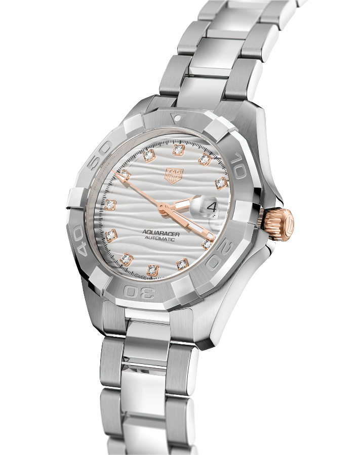 TAG Heuer TAG Heuer Autavia WBD2320.BA0740 женские часы белый циферблат на запястье