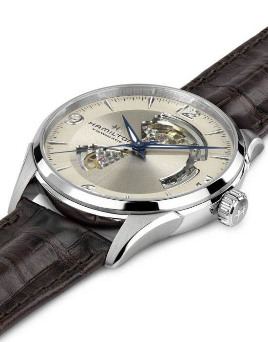 Hamilton Hamilton Jazzmaster Open Heart Auto H32705521 , наручные мужские часы фото под углом