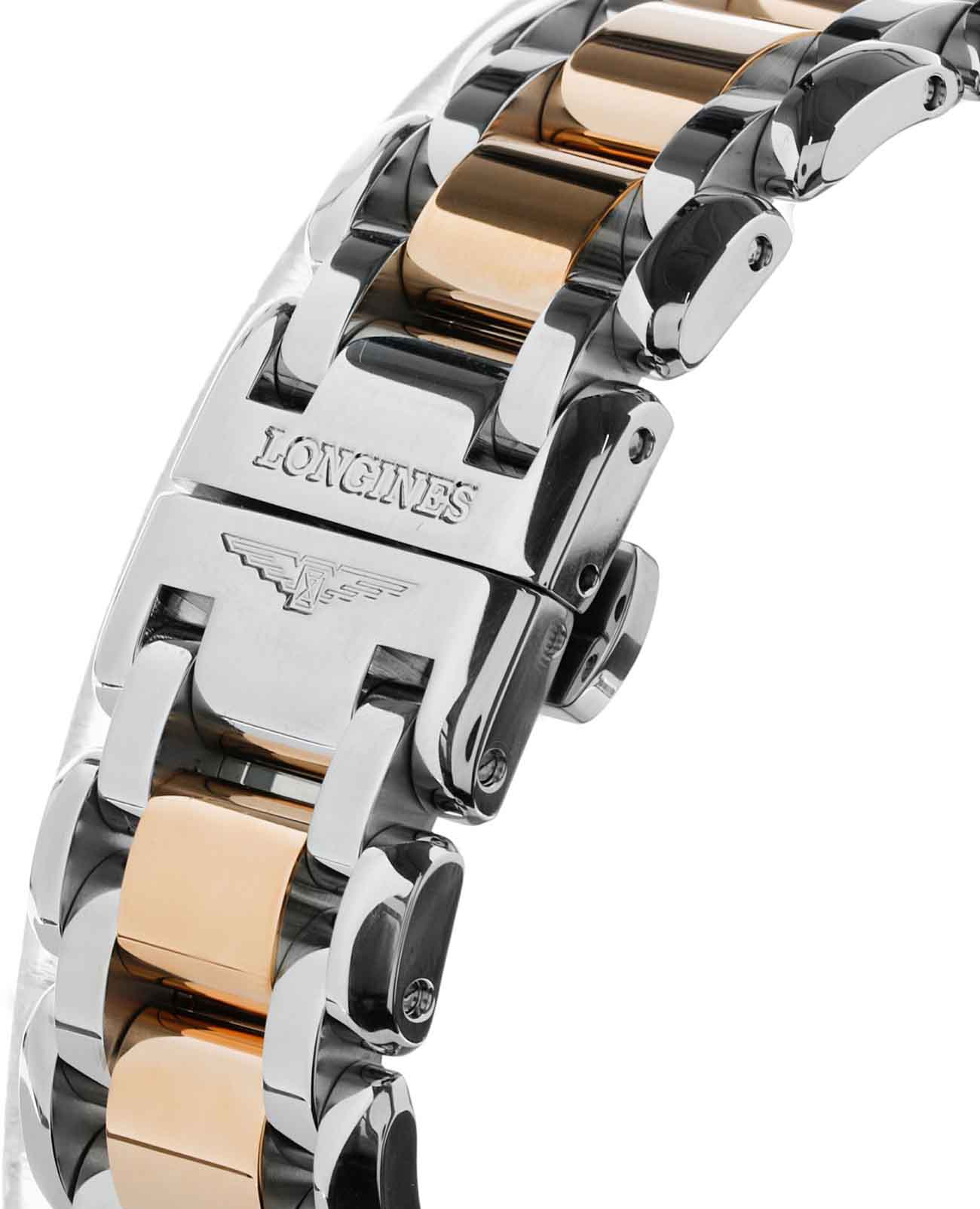 Longines L81155617 женские часы застежка крупным планом