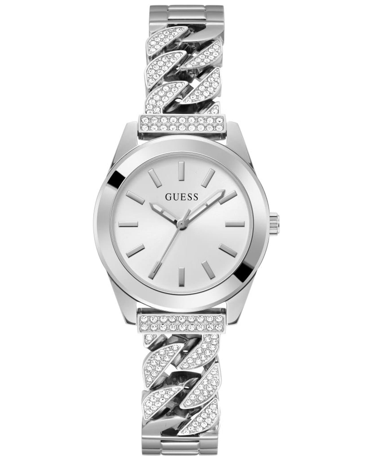 Guess Guess Trend GW0546L1  GW0546L1 кварцевые женские часы серебристый циферблат, браслет нержавеющая сталь — вид спереди
