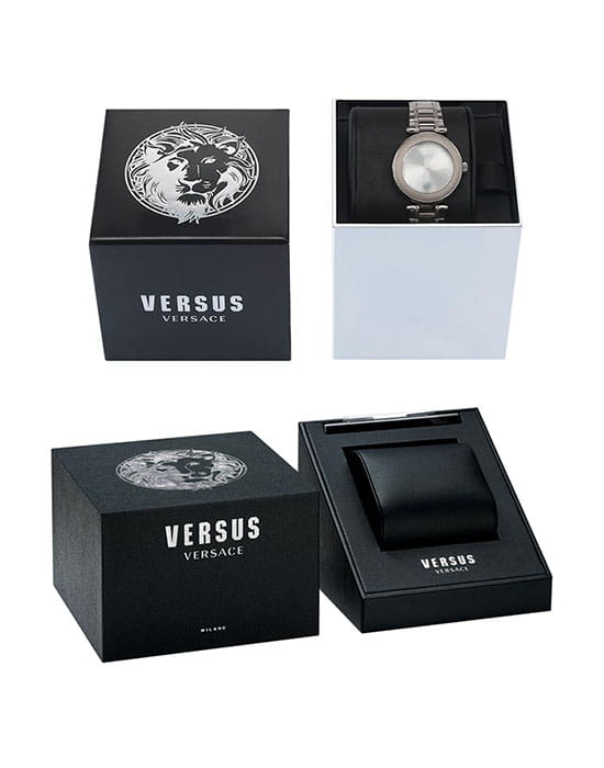 Versus Versace VSP1V0519 женские часы фиолетовый циферблат на запястье