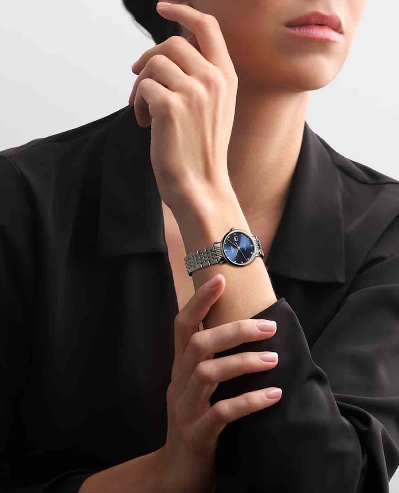 Оригинальные часы Longines Longines Elegant Collection L4.310.4.97.6 механические калибр механизма l592 общий вид