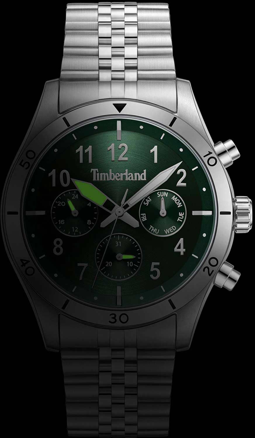 Timberland Timberland Ashmont TDWGK0054702 мужские часы зеленый циферблат на запястье