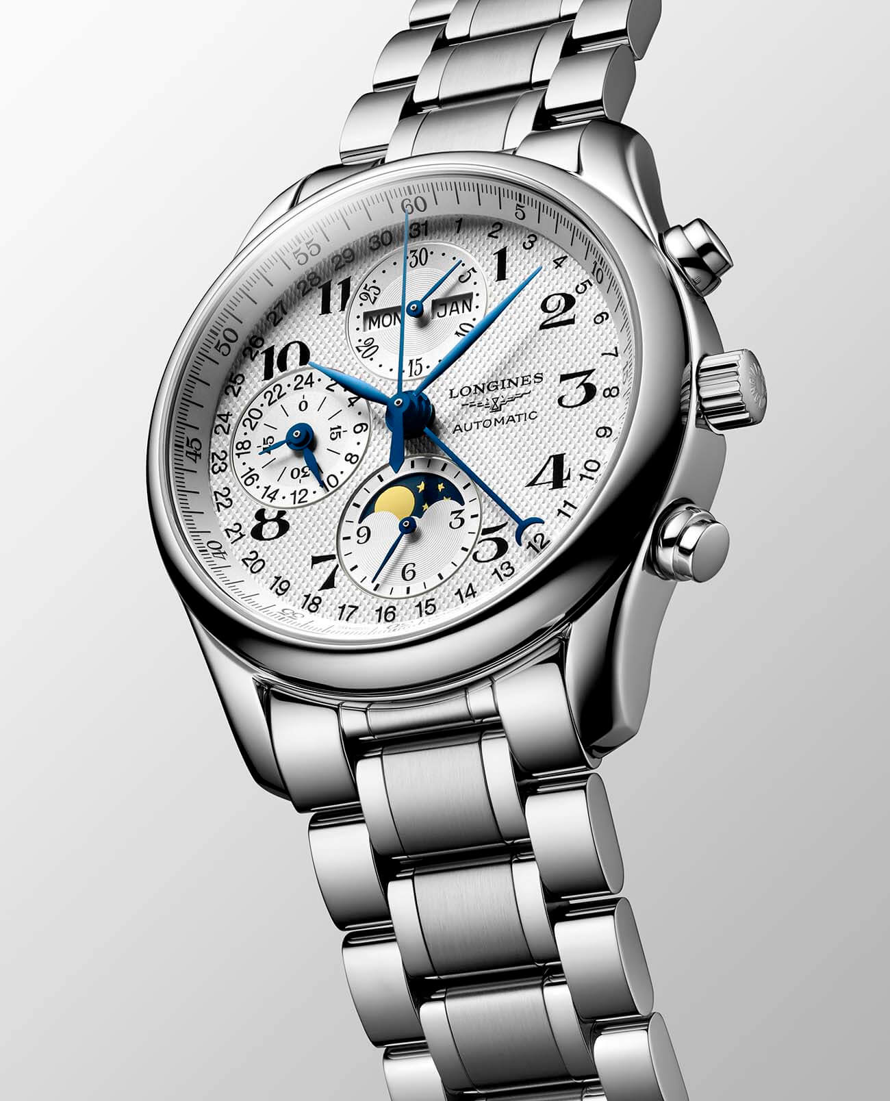 Longines Longines Master Collection L2.673.4.78.6, master collection швейцария мужские часы на браслете нержавеющая сталь боковой вид
