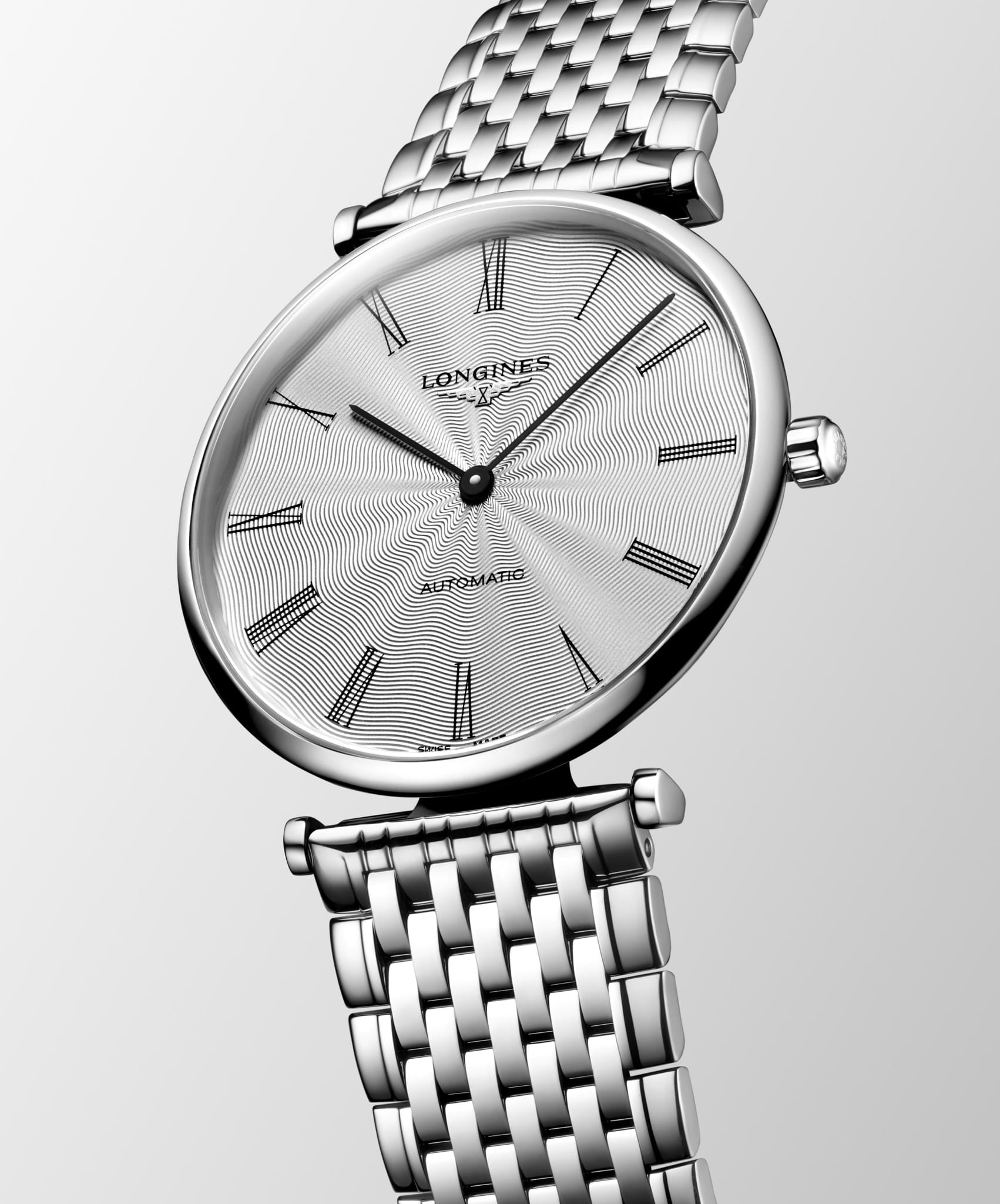 Longines Longines La Grande Classique  L4.918.4.71.6, la grande classique швейцария мужские часы на браслете нержавеющая сталь боковой вид
